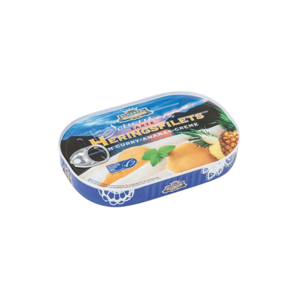 Schenkel MSC Heringsfilets in Curry-Ananas-Creme, 200g